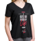 Share Your Love T-Shirt Damen schwarz